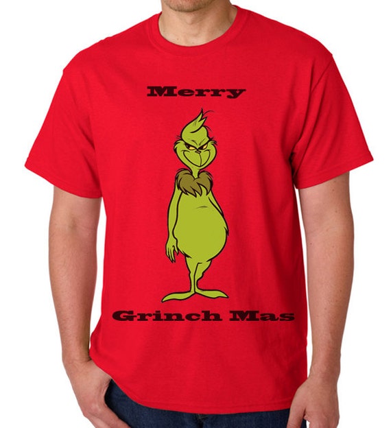 ADULT Grinch Shirt Christmas Grinch Shirt by InspirationxCreation