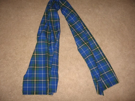 Nova Scotia tartan scarf wool fabricFor men or women