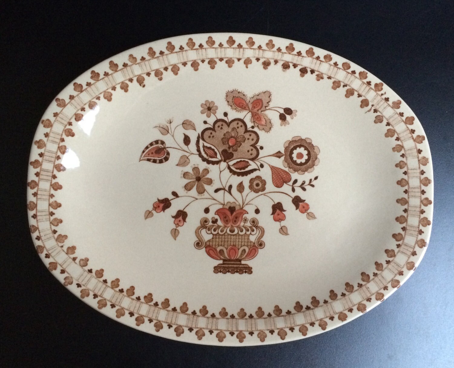 Johnson Bros Staffordshire Old Granite Jamestown Serving Platter
