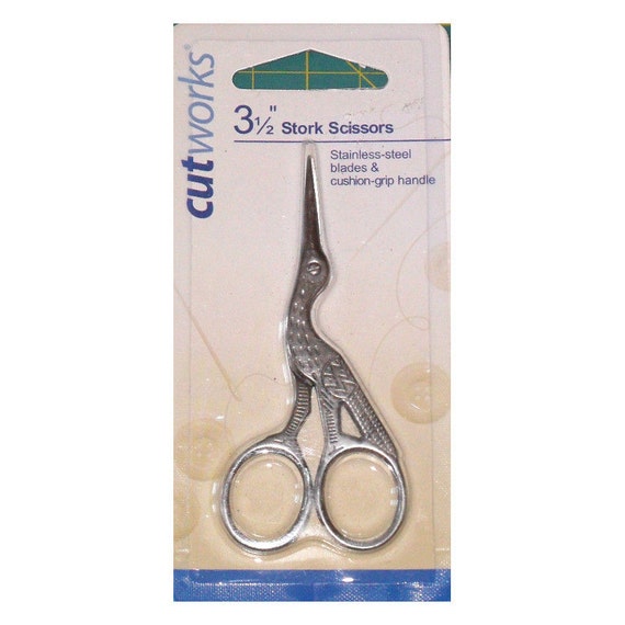 Cutworks 3-1/2" Stork Scissors Stainless Steel Blades 150210-1001