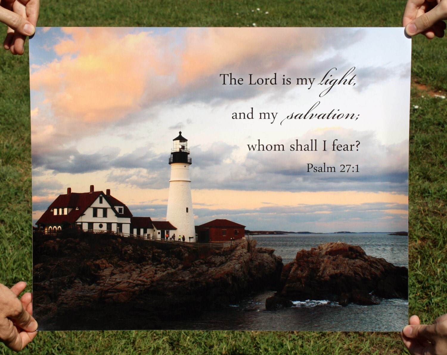 Set Of 2 Bible Verse Bookmarks: Psalm 27 & 91 | Cheerfully Given