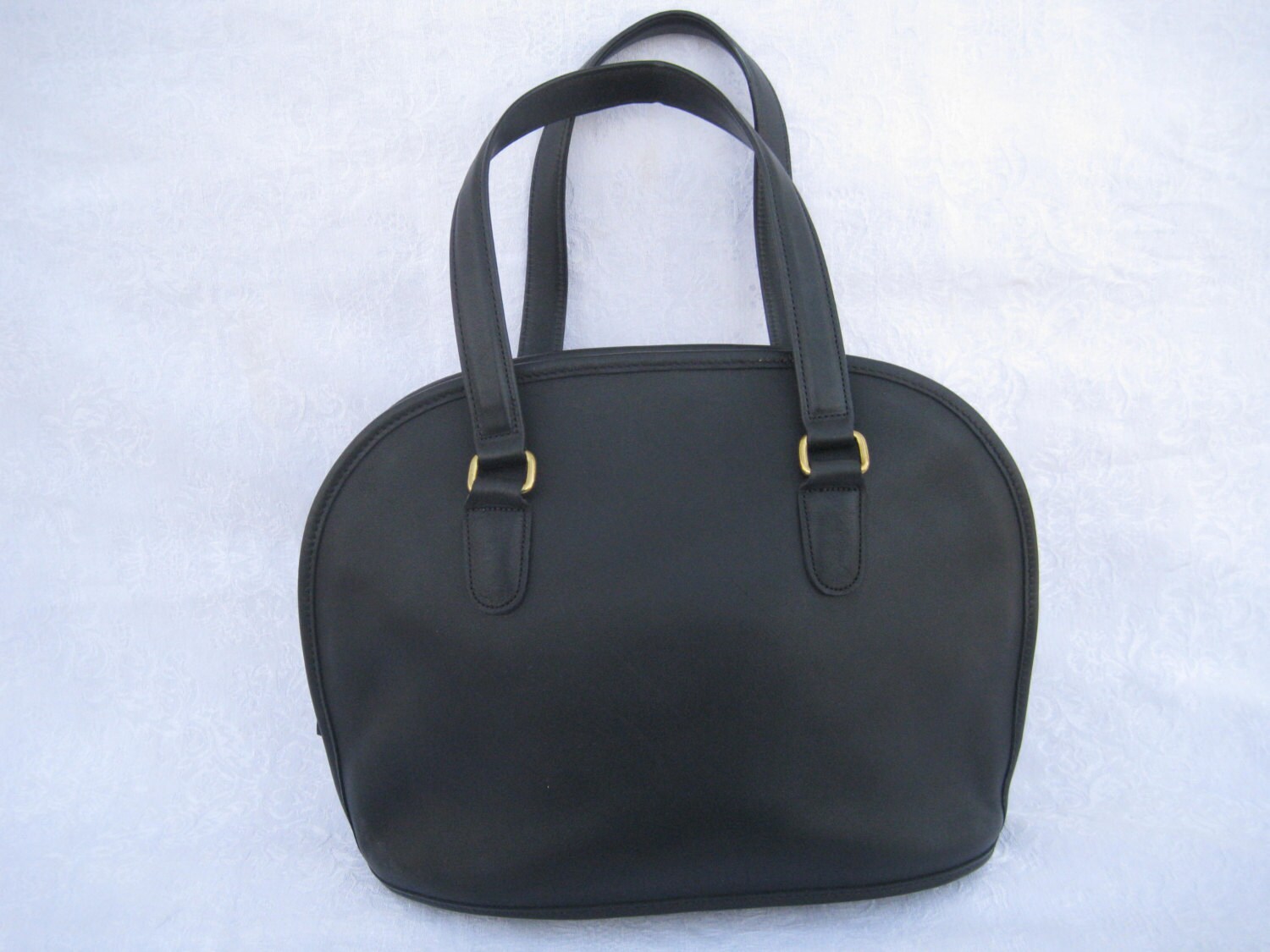 COACH Black Leather Satchel Handbag 9958 U.S.A.