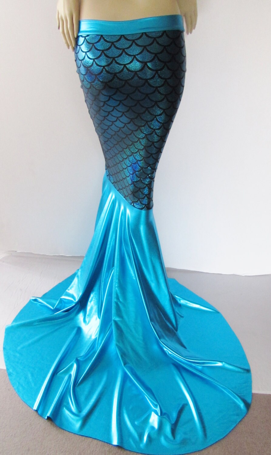 Ariel Mermaid scale Skirt Fish tail by ZanzaDesignsClothing
