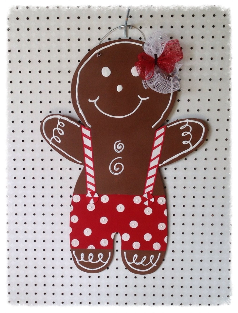 Gingerbread Man door hanger