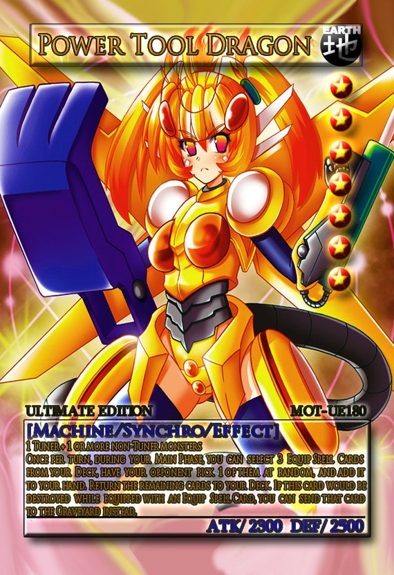 Items similar to Power tool dragon Secret holo original card orica