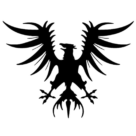 Medieval Eagle Decal AA01 by DaVinciDecals on Etsy