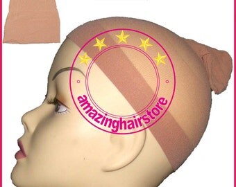 12pcs Durable Fleshtone / Nude Stocking Wig Cap Liner 4 Lace Front Human Hair Wig