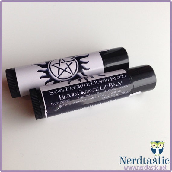 Supernatural Demon Blood Lip Balm Tube (Geek Makeup)