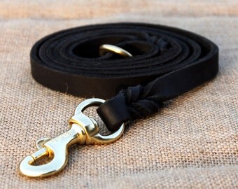 Black Leather Leash, Dog Chain ,The leash, Germany Shepherd Dog ...