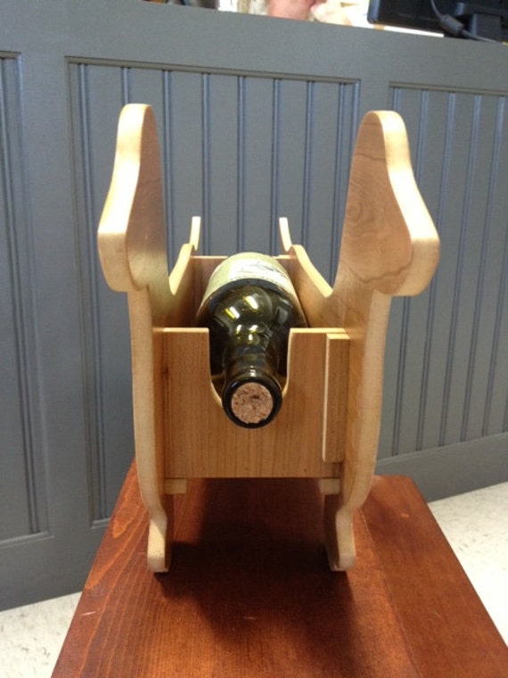 Dachshund Wine Bottle Holder I Wine For You