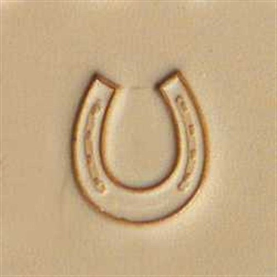 Leather Stamp Z460 Craftool Horseshoe Stamp by RivetsnStuff
