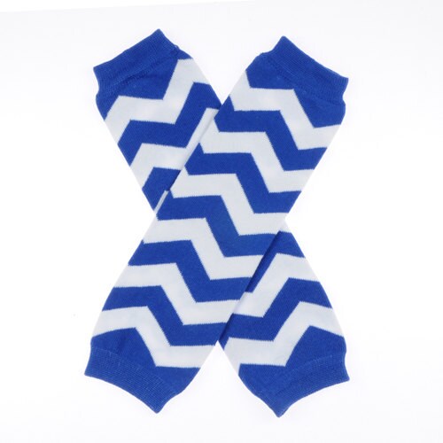 royal blue and white leg warmers arm by HollysTutuForBooboos