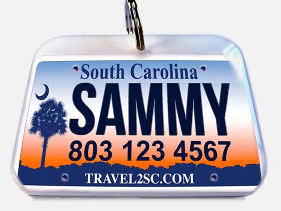 Items similar to South Carolina car license plate Personalized Custom