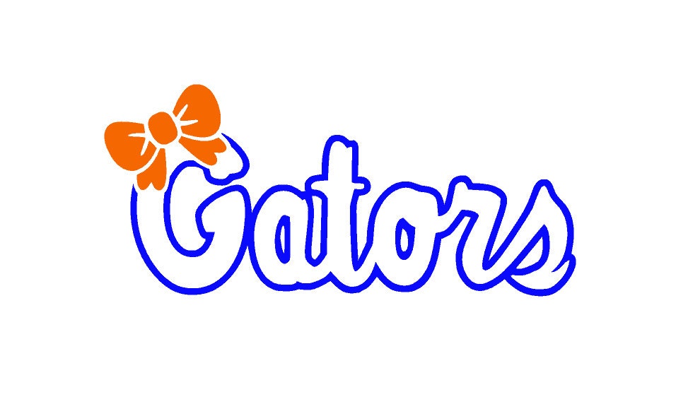 University Of Florida Gators Girl Decal By Pazabri On Etsy 