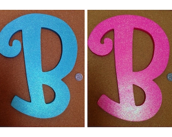 popular items for glitter letter on etsy