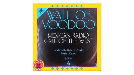 WALL OF VOODOOMexican RadioNew Wave Vinyl Record1982   Il 570xN.606258105 A280 