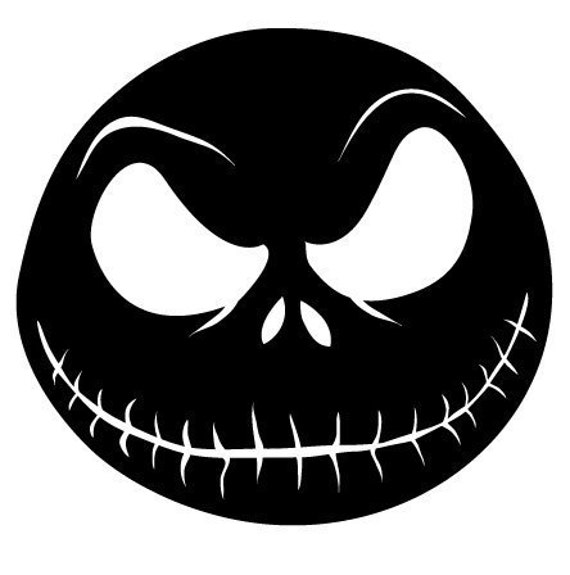 Download Items similar to Jack Skellington Decal The Nightmare ...