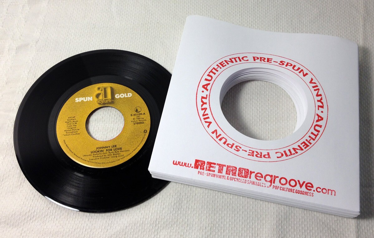 7 inch Record Sleeves by Retro Regroove 10 Count 45 rpm