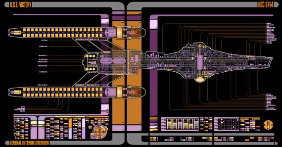 Constellation Class Starship Master Systems Display