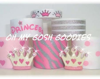 PRINCESS CROWN BLING Ribbon Mix - Oh My Gosh Goodies Ribbon