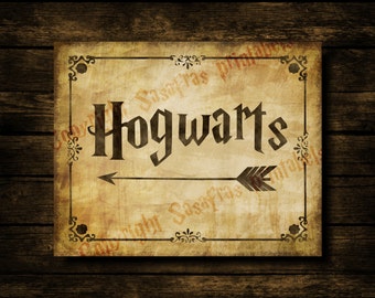 Welcome To Hogwarts Sign Printable