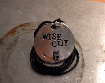 Percy Jackson Inspired "Wise Guy" Necklace