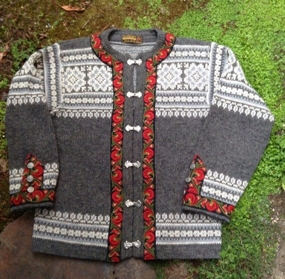 Norwegian wool sweater by Nordstrikk-size XL