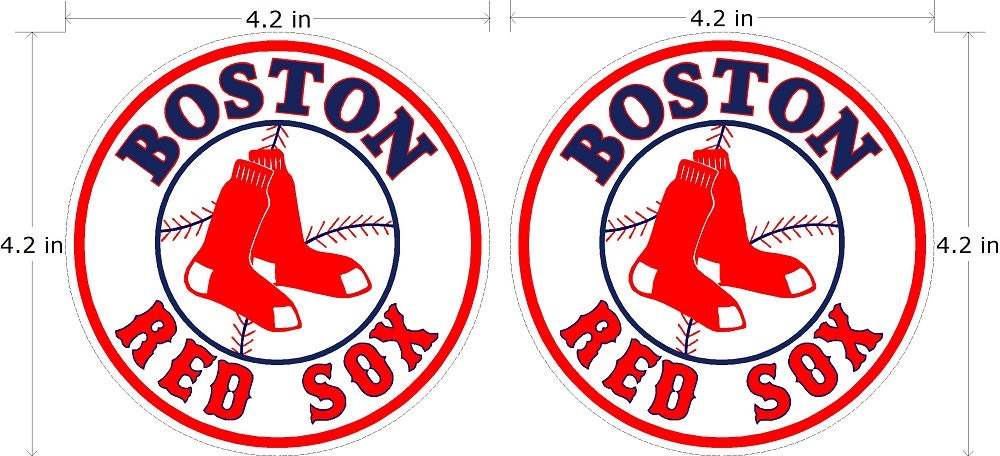 Boston Red Sox Vinyl Sticker Decal Decals By StickerEmUpOnline