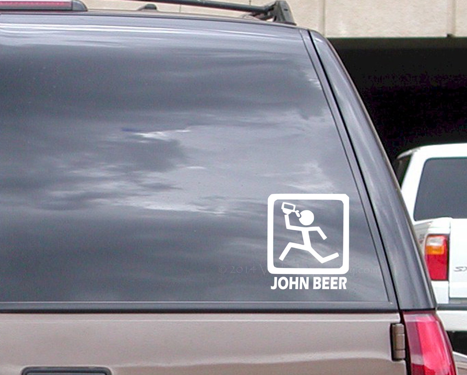 John Beer car decal graphic decal vinyl decal by ValdonImages
