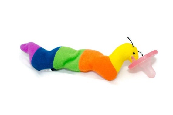 rainbow worm stuffed animal