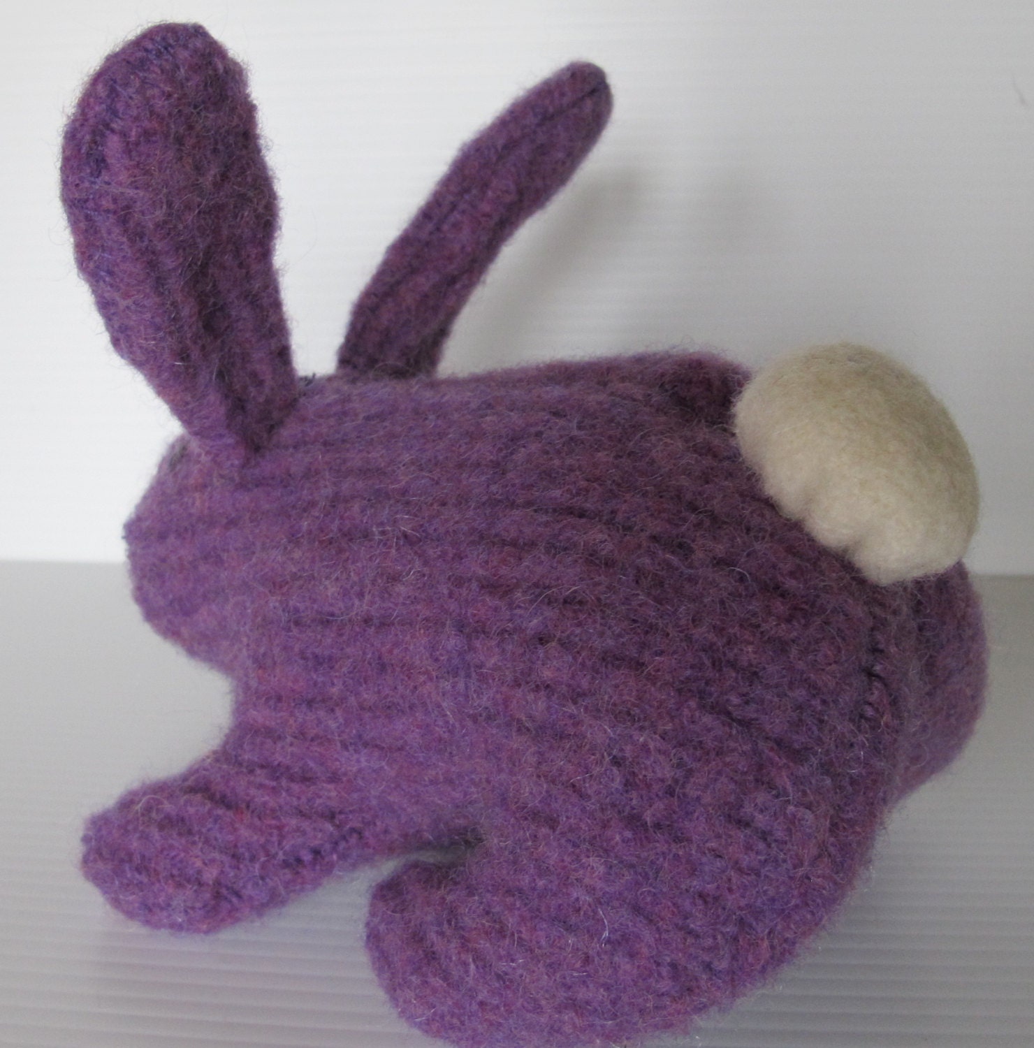 purple stuffed animal bunny