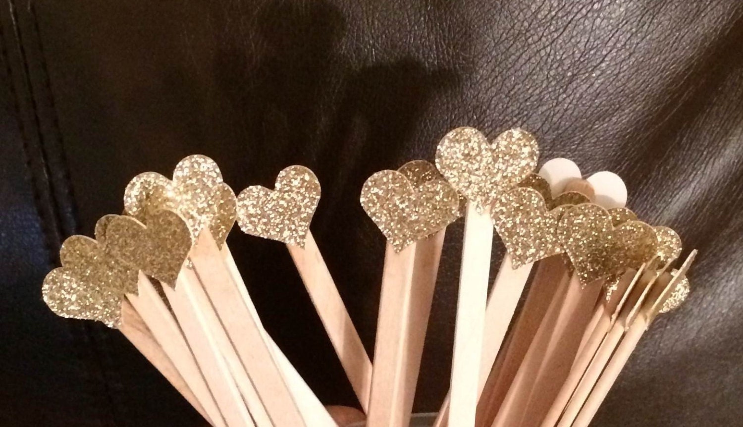 Glitter Drink Stirrers Event Decor Wedding Stir Sticks