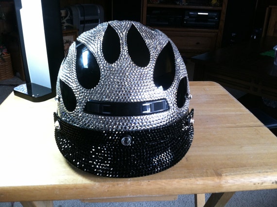 Items similar to Swarovski Ladies Bling Motorcycle Helmet on Etsy