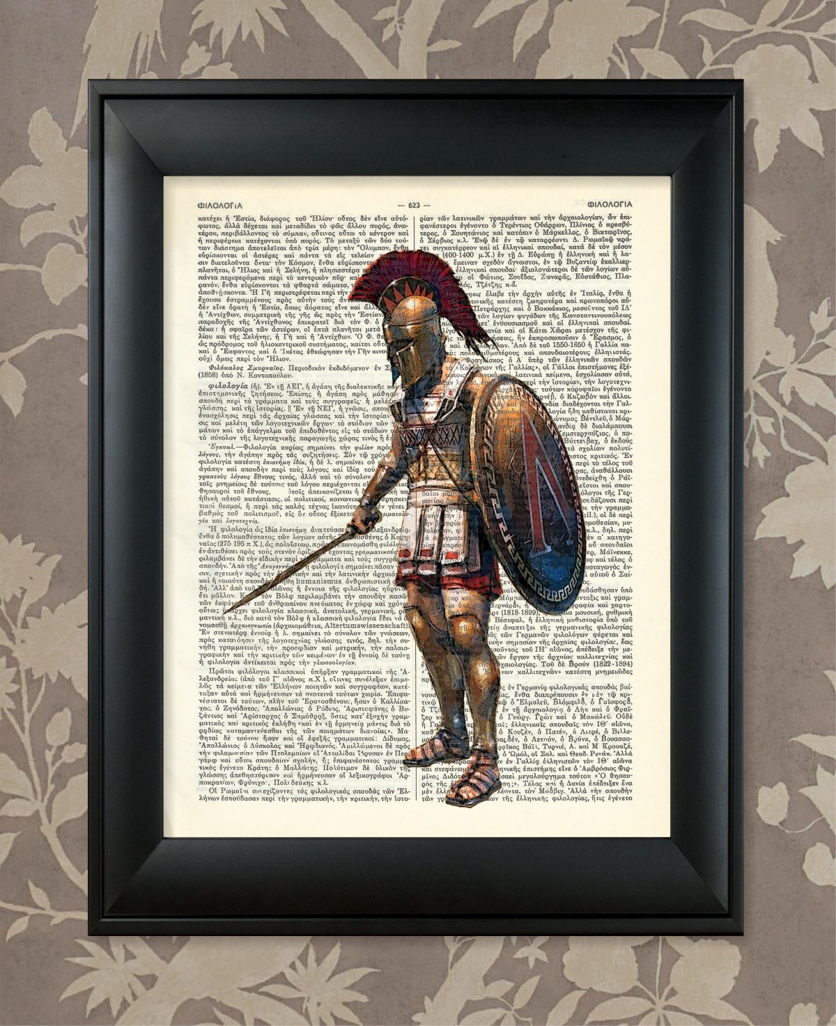 Spartan Hoplite Spartan Soldier Art / Sparta Print