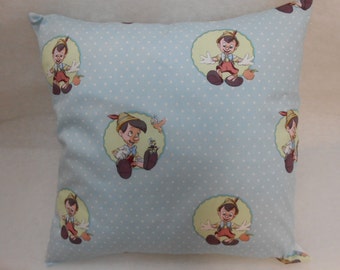 Pinocchio Nursery Cushion Cover 40cm x 40cm (16"x 16")
