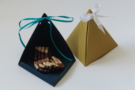triangle pyramid gift boxes set of 3 custom handmade by yeiou triangle pyramid gift boxes set of 3 custom handmade by yeiou