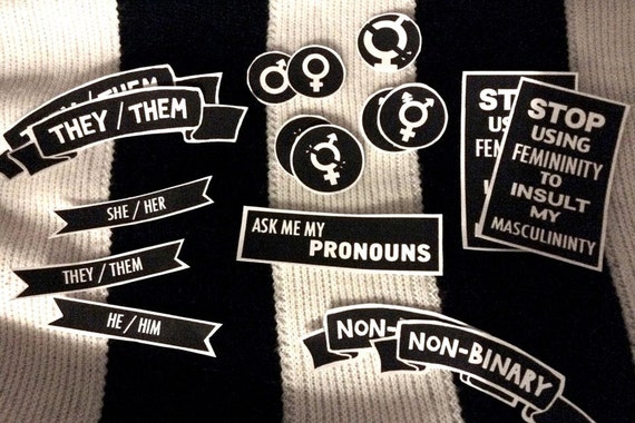 Options for non gender binary pronounds