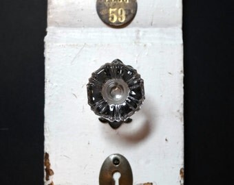 Hat/Coat/jewelry rack made from repurposed materials