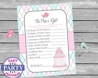 Baby Shower Game Printables Instant by EasyPartyPrintables on Etsy