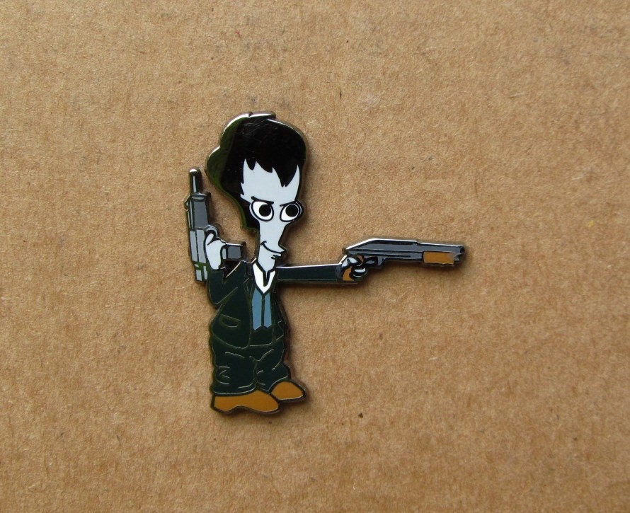 Scarface Roger American Dad Lapel Pin