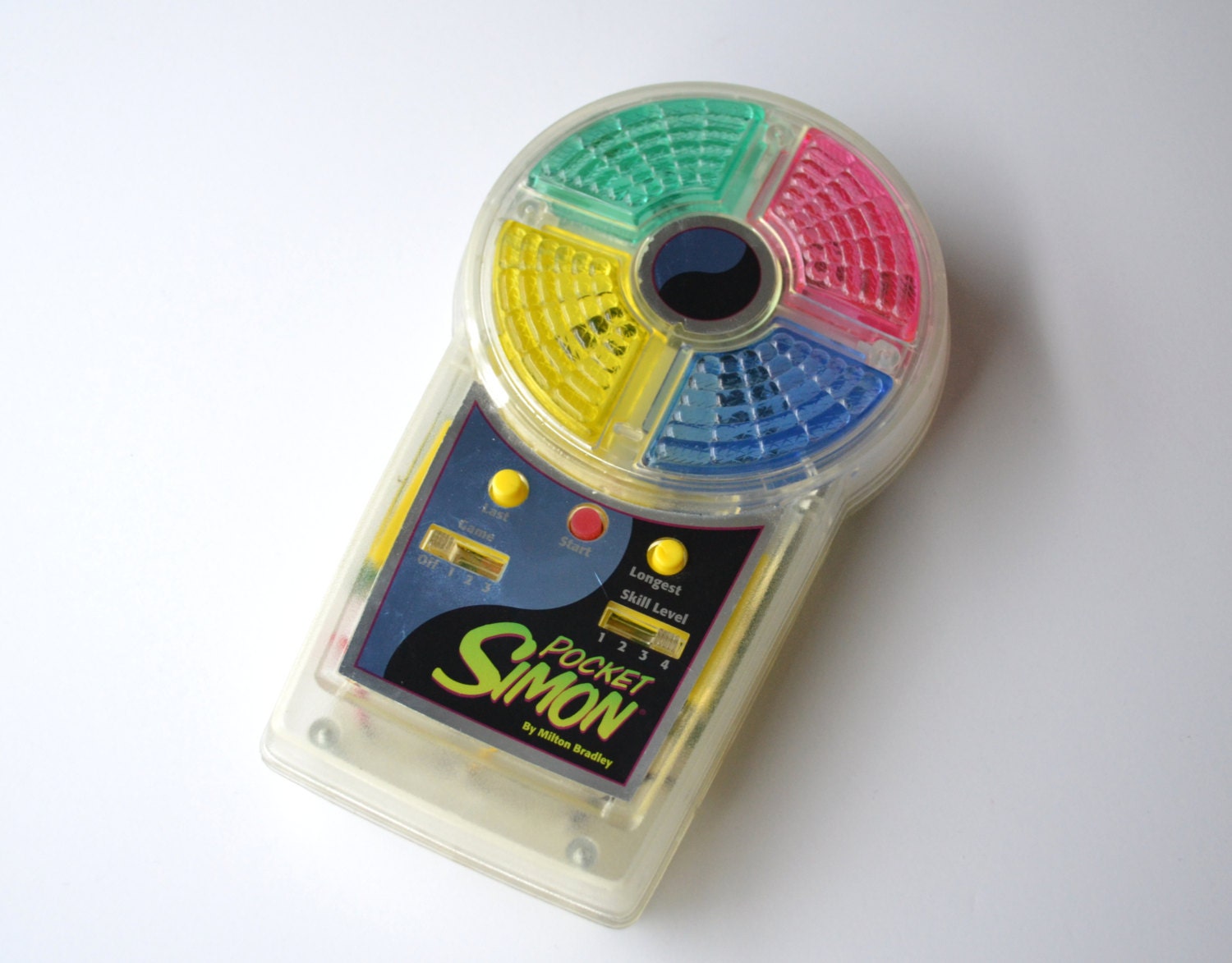 1980 s Clear Pocket Simon Handheld Game
