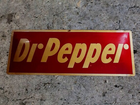 TIN SIGN Dr. Pepper Retro Metal Decor Wall Art Vintage by ...