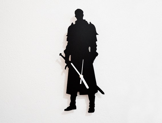 Download Knight Silhouette Wall Clock