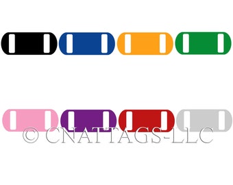 Personalized Engraved Slider Shape Pet Tag Pet id tag dog tag cat tag by CNATTAGS
