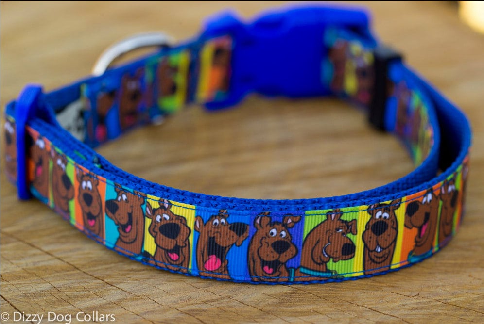 Scooby Doo Dog Collar / Great Dane Dog Collar / by DizzyDogCollars