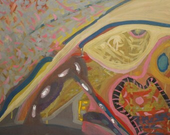 Avant garde Abstract oil painting