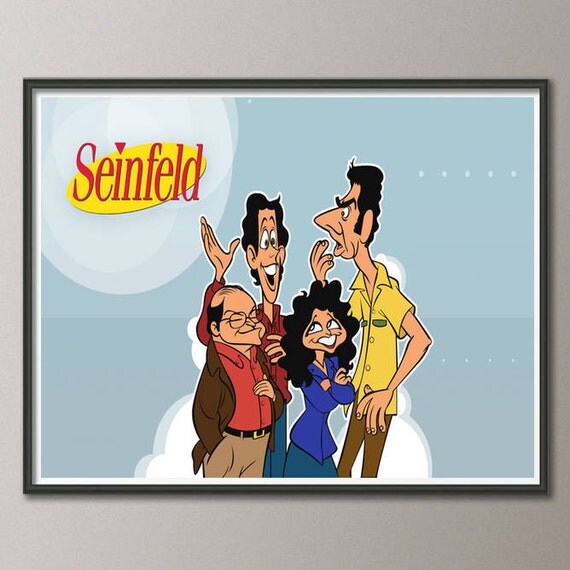 Seinfeld Poster 1114 by AstoriaCustomDesigns on Etsy