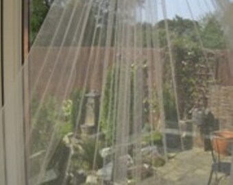 Soft Pure French Silk Tulle by the Meter. 72 inches Wide. Pale Ivory or White. I can also make you a Custom Wedding Veil in this Tulle