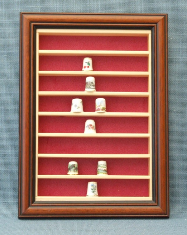 Thimble Rack 60 Our open fronted display by LangfordWoodcraft