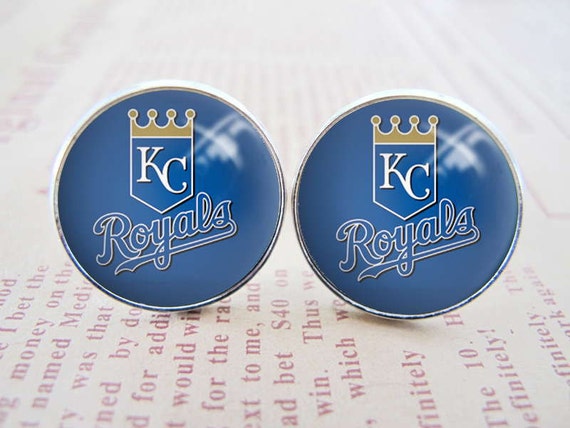 Kansas City Royals logo cufflinks, custom wedding gift cuff links ...